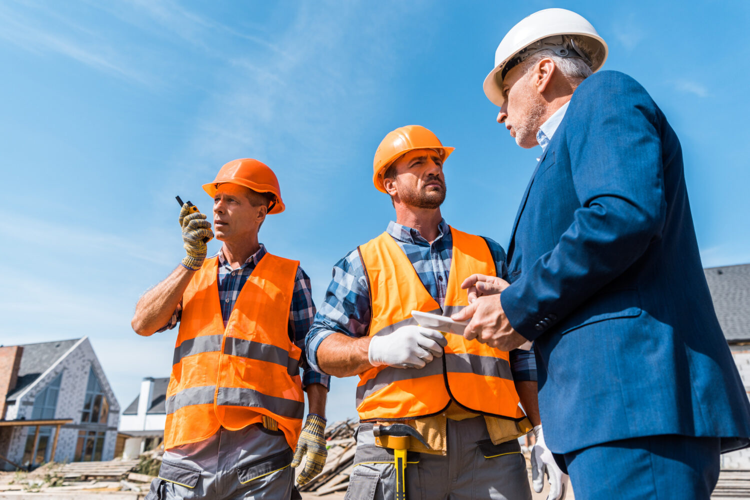 construction executives discussing leadership strategy and C-suite readiness